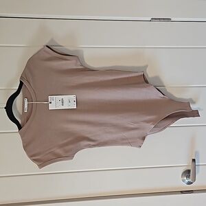 BNWT Zara Short Sleeve Bodysuit (L)